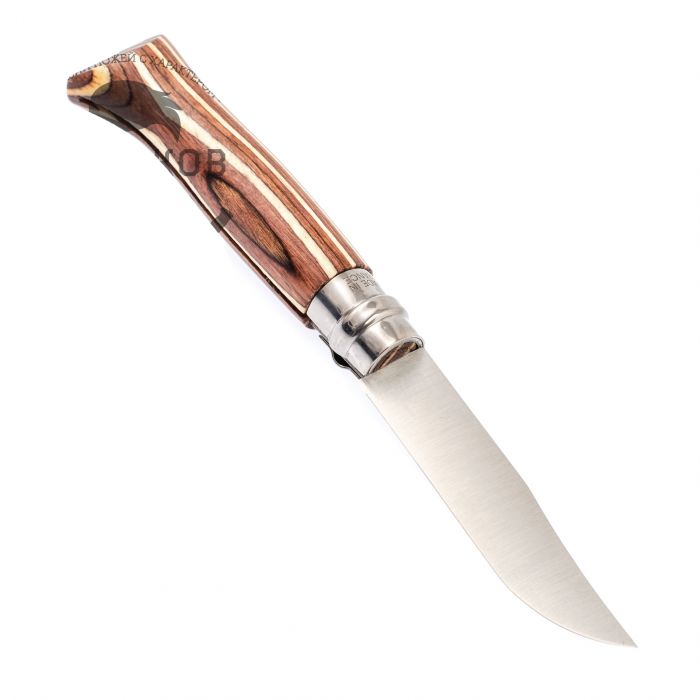 Складной Нож Opinel №08, Sandvik 12C27, береза, 002388