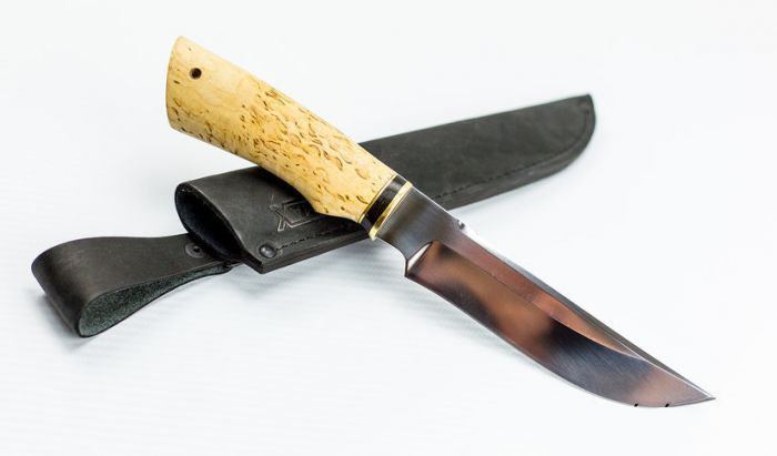 Складной нож Mcusta Shinra Teana MC-0144G, сталь SG2, рукоять Pakka wood