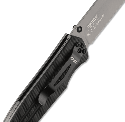 Полуавтоматический складной нож Ignitor T, CRKT 6860, сталь 8Cr14MoV Titanium Nitride, рукоять стеклотекстолит G10