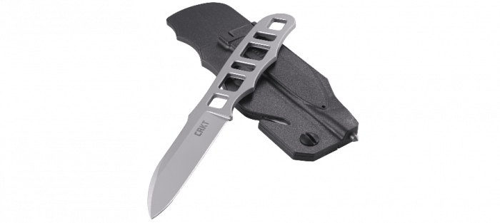 Нож с фиксированным клинком CRKT Terzuola HWY Rescue, сталь 420J2, цельнометаллический