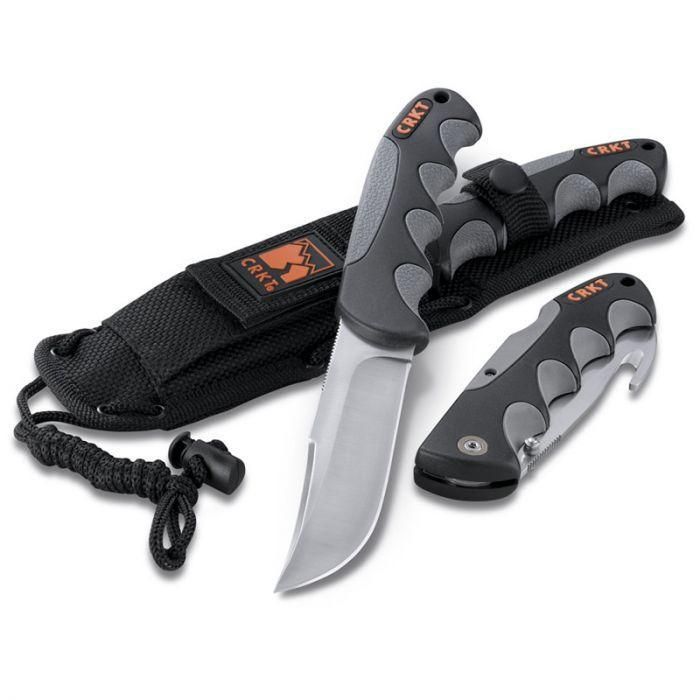 Нож с фиксированным клинком CRKT Free Range Hunter with Gut Hook, сталь 8Cr13MoV, рукоять термопластик