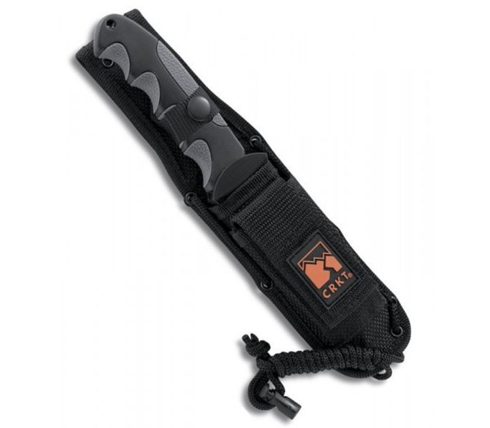 Нож с фиксированным клинком CRKT Free Range Hunter with Gut Hook, сталь 8Cr13MoV, рукоять термопластик