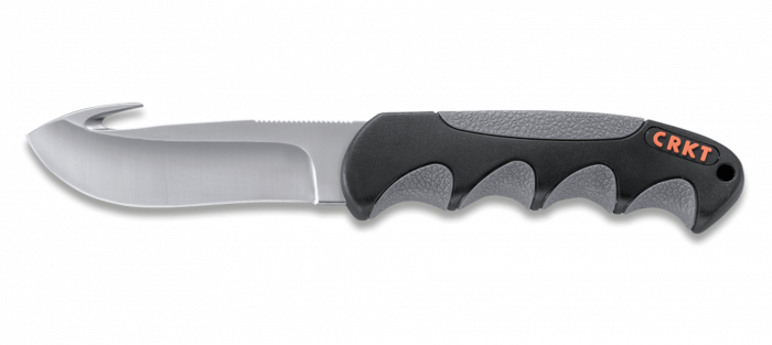 Нож с фиксированным клинком CRKT Free Range Hunter with Gut Hook, сталь 8Cr13MoV, рукоять термопластик