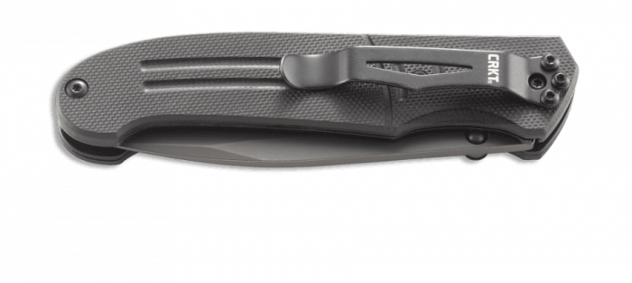 Полуавтоматический складной нож Ignitor T, CRKT 6860, сталь 8Cr14MoV Titanium Nitride, рукоять стеклотекстолит G10