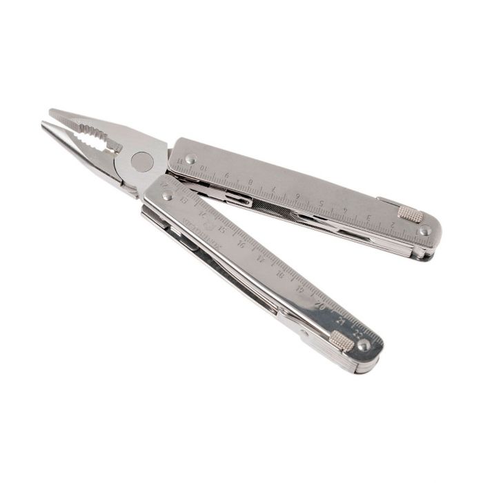 Нож мультитул Victorinox SwissTool, сталь X50CrMoV15, рукоять нержавеющая сталь, серый