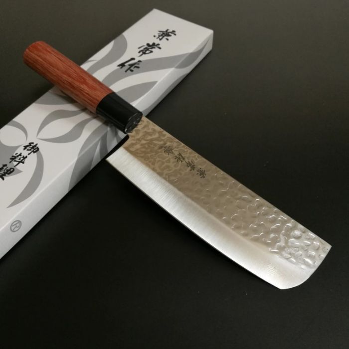 Нож кухонный для овощей Накири Kanetsune, сталь DSR1K6, рукоять pakka wood