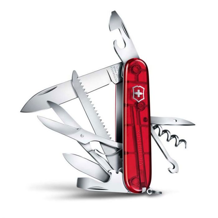 Нож перочинный Victorinox Huntsman, сталь X55CrMo14, рукоять Cellidor®, красный