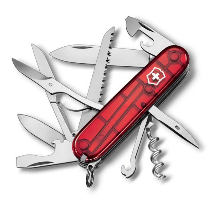 Нож перочинный Victorinox Huntsman, сталь X55CrMo14, рукоять Cellidor®, красный