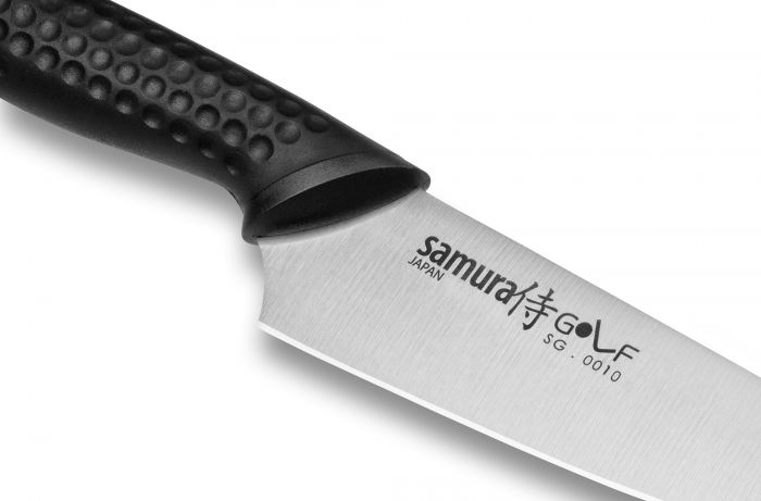 Нож кухонный овощной Samura GOLF - SG-0010, сталь AUS-8, рукоять полипропилен, 98 мм