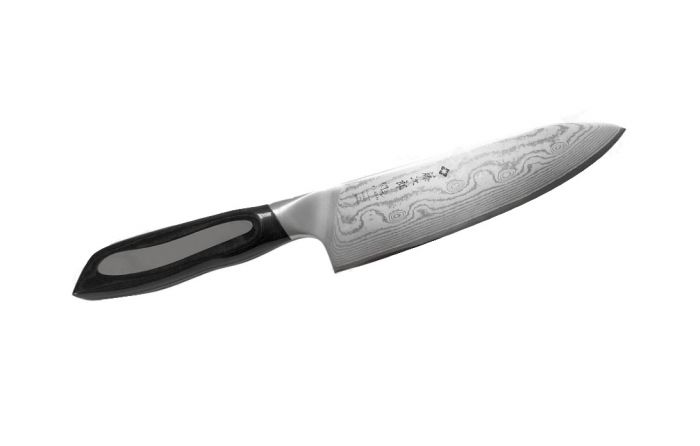 Нож Поварской Tojiro Flash, FF-CH180, сталь VG-10, чёрный, в картонной коробке