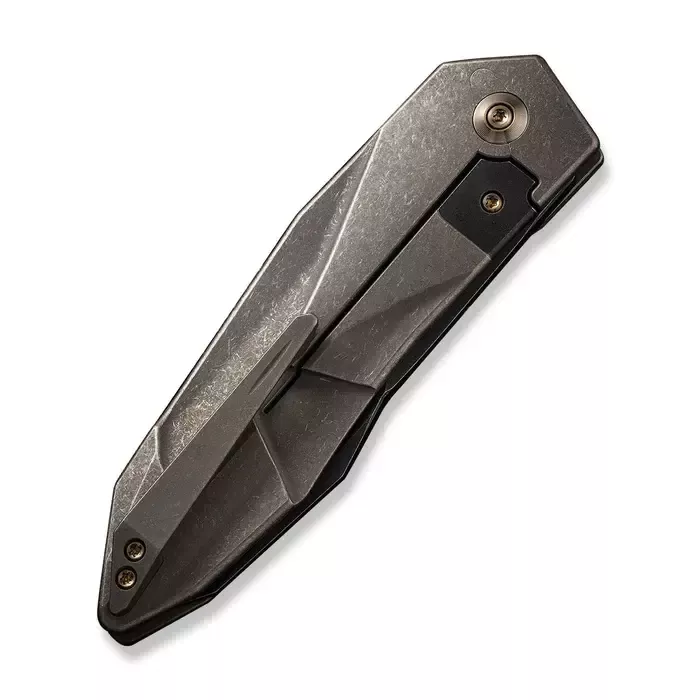 Складной нож We Knife Solid, сталь CPM-20CV, рукоять титан, бронза + МЕРЧ В ПОДАРОК
